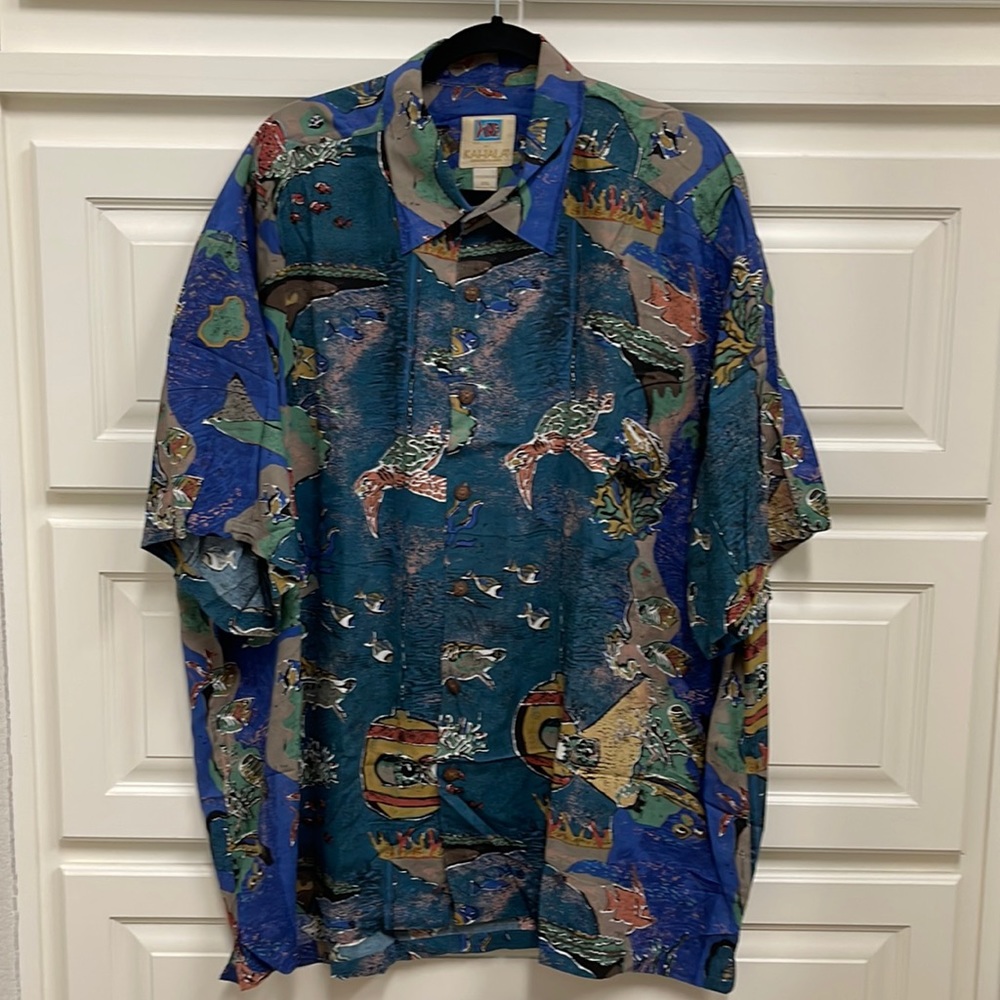 Kahala 2XL mens Hawaiian shirt, great condition, 100% rayon